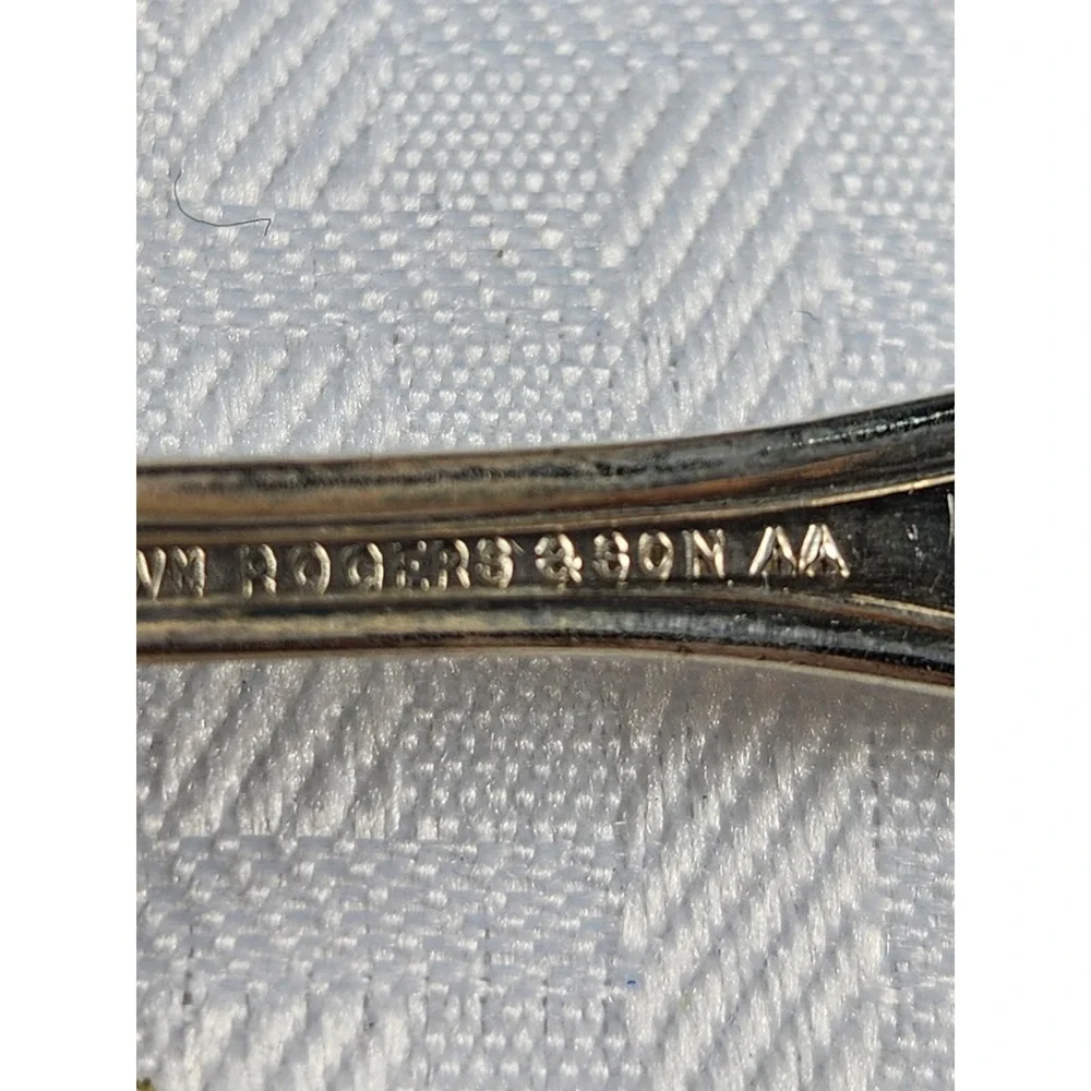 1910 Wm Rogers Silverplate Fork Ornate VICTORIAN